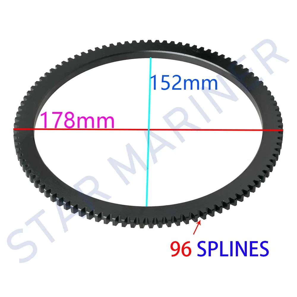 Outboard Flywheel Crown Gear Ring 3B2-06194-1 For Tohatsu Seapro HDX Hidea Hangkai 2T 9.8HP-18HP Mercury 9.9HP Boat Engine