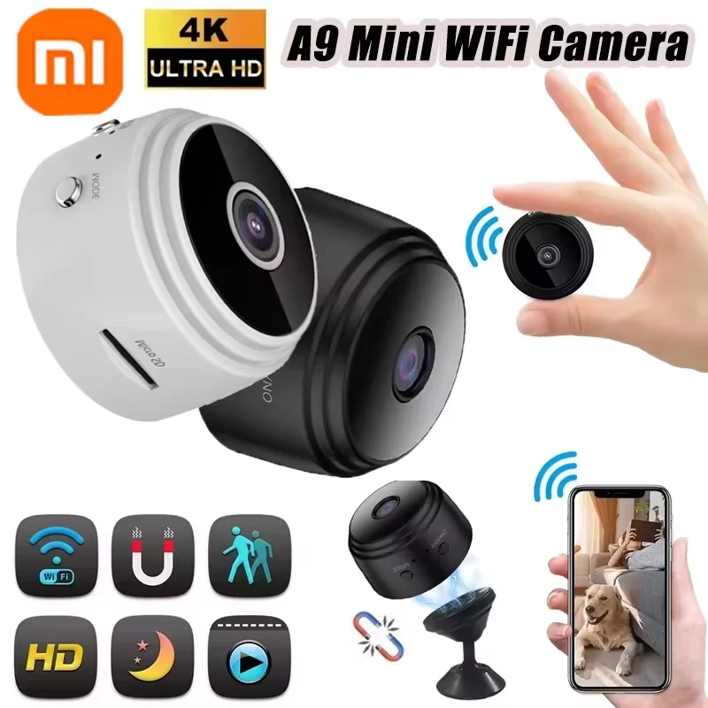 Xiaomi A9 Mini Camera 1080P HD WiFi Monitoring Security Protection With Motion Night Version Wireless Surveillance Cameras New