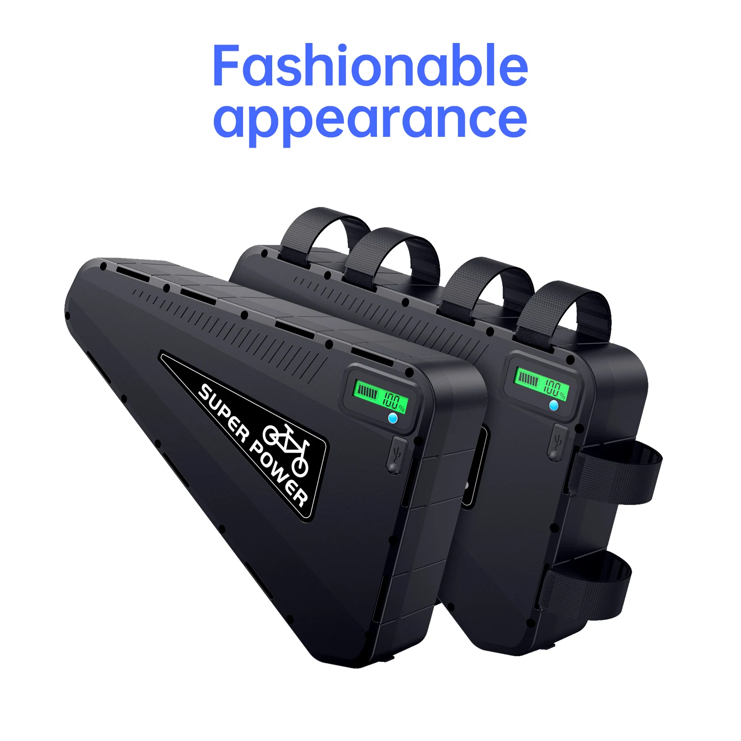 Original Ebike Batterie 52V 48V Dreieck Lithium Batterie Hard Case Pack Für 350W 500W 750W 1000W 1500W 2000W 3000W – Detail 2