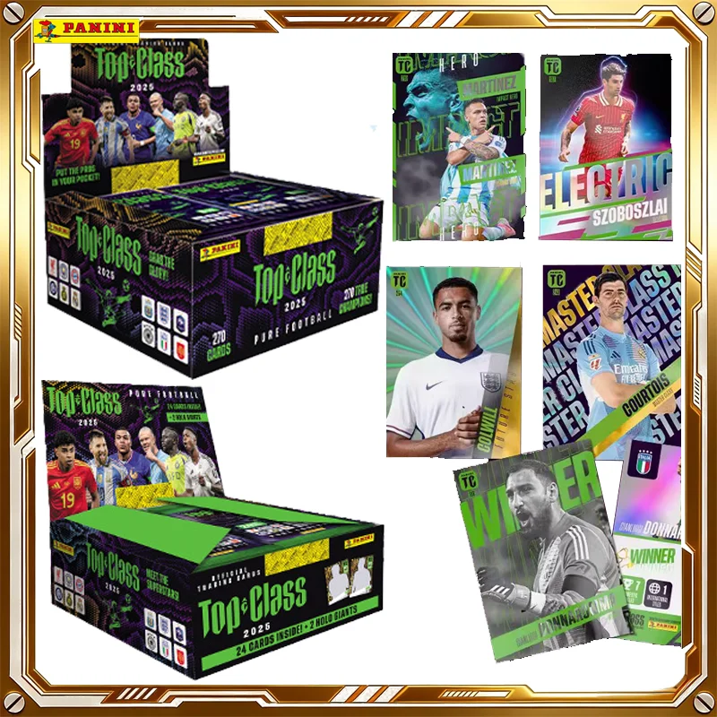 

PANINI FIFA 2025 TOP CLASS Football Card Mystery Box Anime Trading Cards Game Toys Holiday Birthday Gifts for Boys Girls