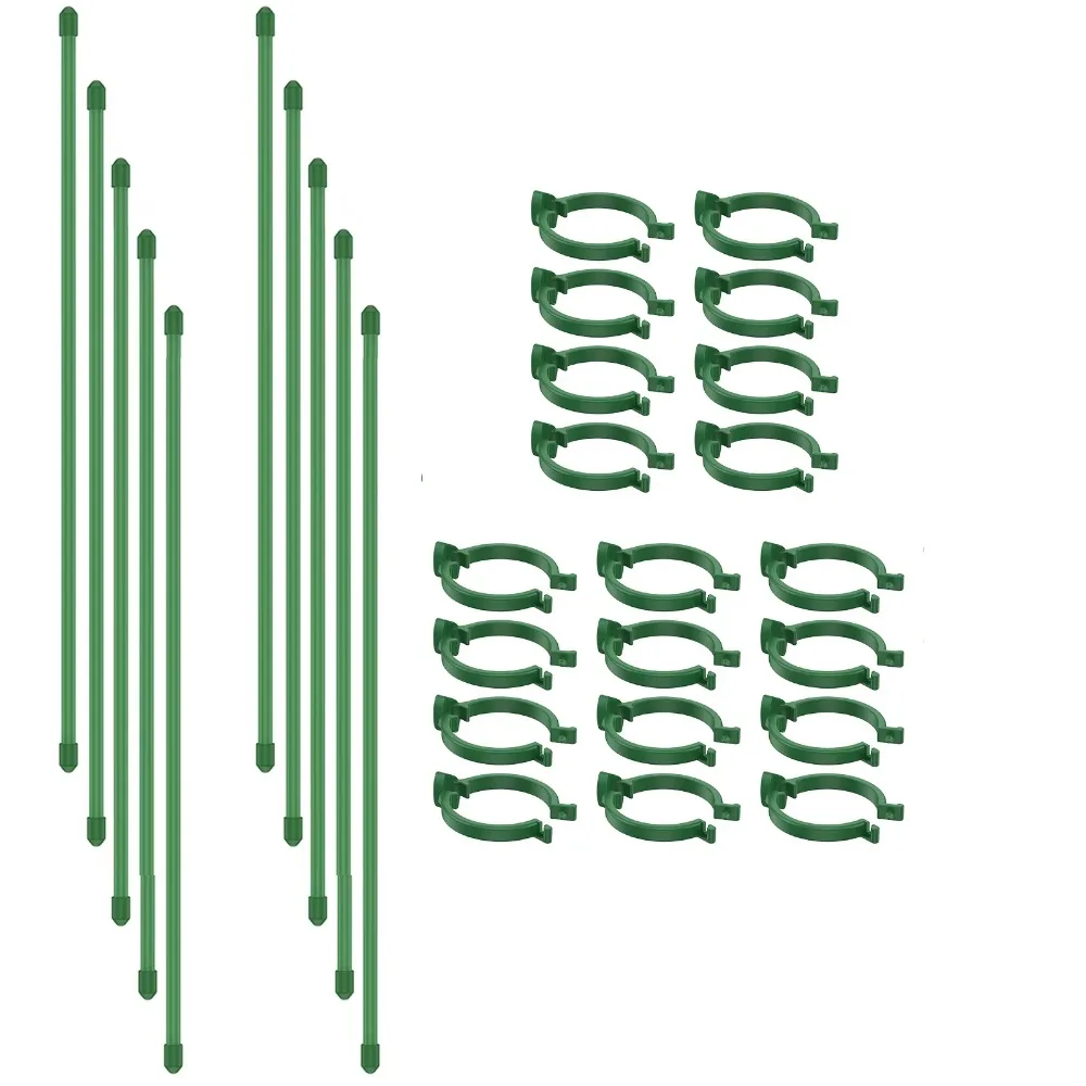 

10Pcs Creative Plant Climbing Rack Grow Support Rings Durable Flowerpot Bracket Sturdy Adjustable Plant Support Frame