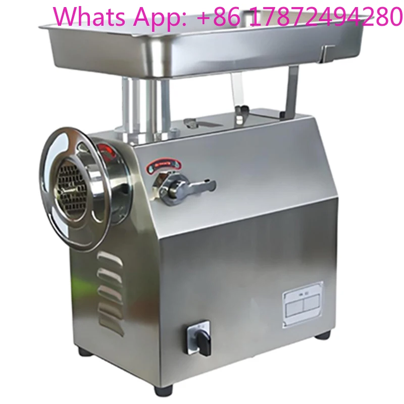 TK-32 Heavy-Duty Meat Grinder, 320KG/H Stainless Steel Meat Grinder, Low-Speed Screw Extrusion and Chopping 1500W