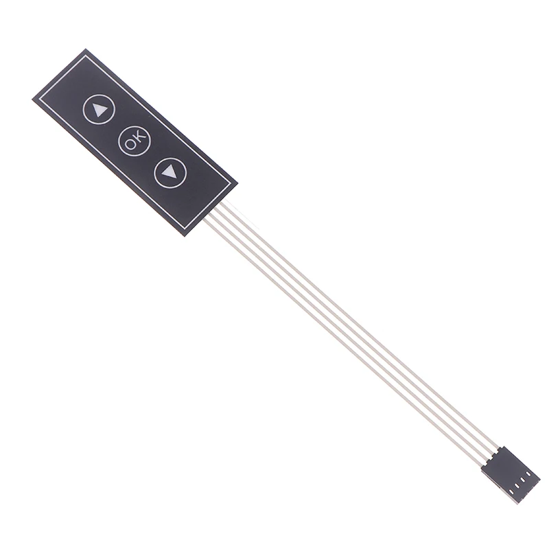 3 Keys Membrane Switch Matrix Keyboard Monitor Switching Keypad Control Panel 1x3 Integrated Circuits 3Key 3 Keys