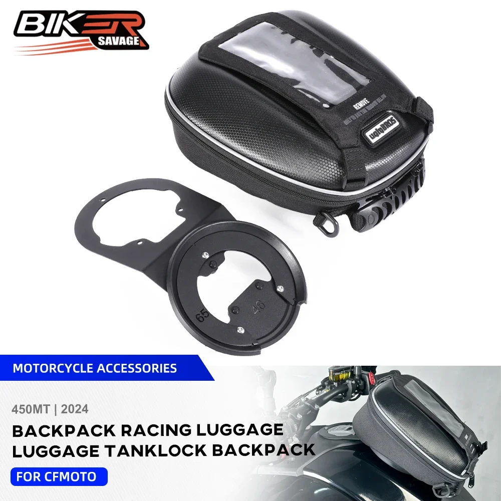 Per CFMOTO 450MT 2024 borsa da serbatoio per moto bagaglio per CF-MOTO 450 MT 450-MT borsa Tanklock di navigazione zaino da corsa impermeabile