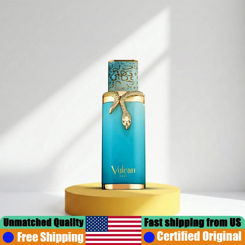 

French Avenue Vulcan Feu Eau de Parfum Spray 3.4 Oz Premium Perfumes 100 ML Long-Lasting Floral Spicy Unisex Pheromones Cologne