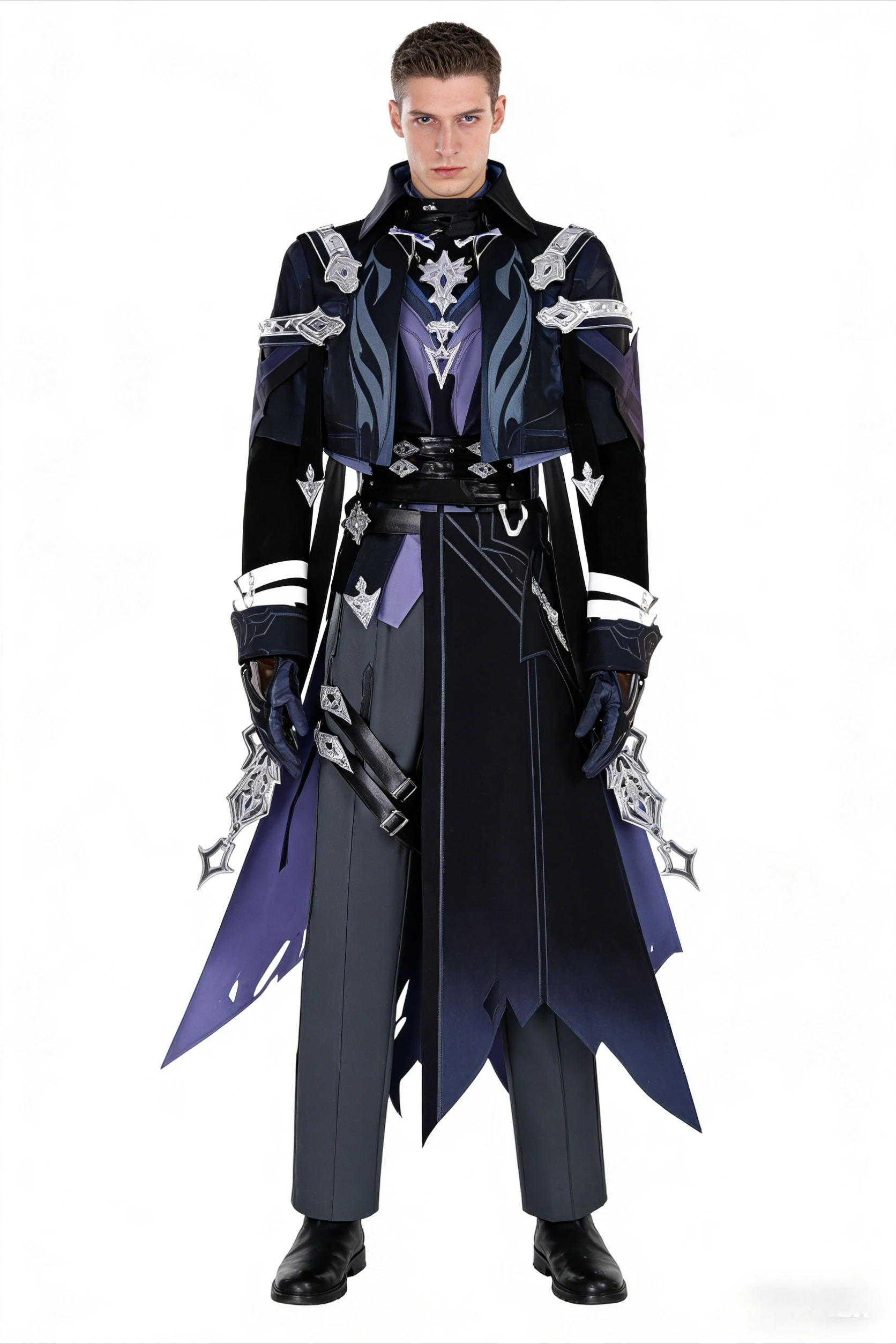 

Game Genshin Impact Kyryll Chudomirovich Flins Cosplay game, the song of the sky role-playing costume of the film is handsome