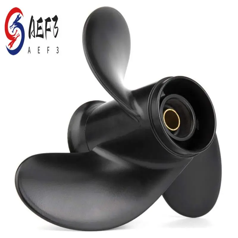 

AEF3-Marine Propeller 48-828156A12 Upgraded Aluminum Outboard Propeller 6/8/9.9/10/15HP For Mercury Outboard Engine