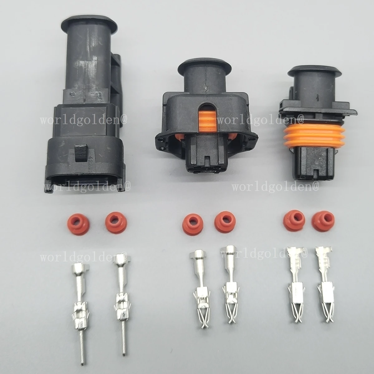 1928403874 192840369 1928403137 2-Pin Waterproof Connector Plug for Universal Vehicle, suitable for engine harness maintenance