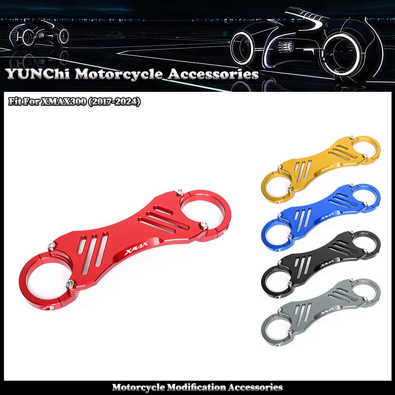 Fit For YAMAHA XMAX 300 X-MAX300 XMAX300 2017-2024 2023 2022 Motorcycle Front Fork Stabilizer Shock Supension Braket Support