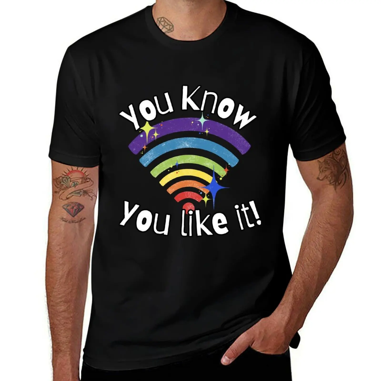 

You Know You Like It! T-Shirt summer shirt oversized shirts graphic tees blacks vintage t shirt men