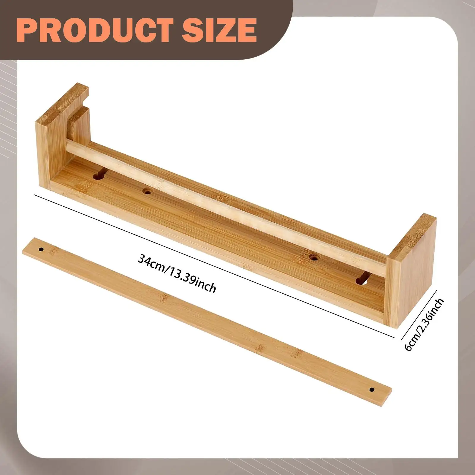 Paper Roll Dispenser Wooden Easel Holder Art Project Painting Rack for Kids Creativity Kitchen Café Workspace
