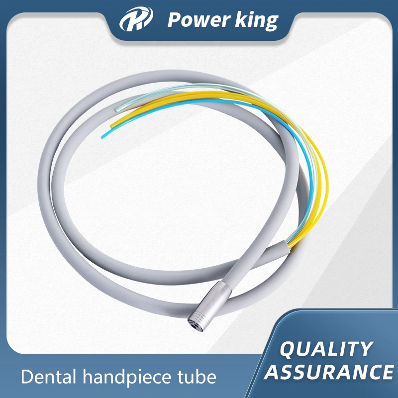 4Hole Dental Cable Tube 316 Stainless Steel Joint Pipe Hose High Quality Detachable for Handpiece Ultrasonic Scaler Dentistry