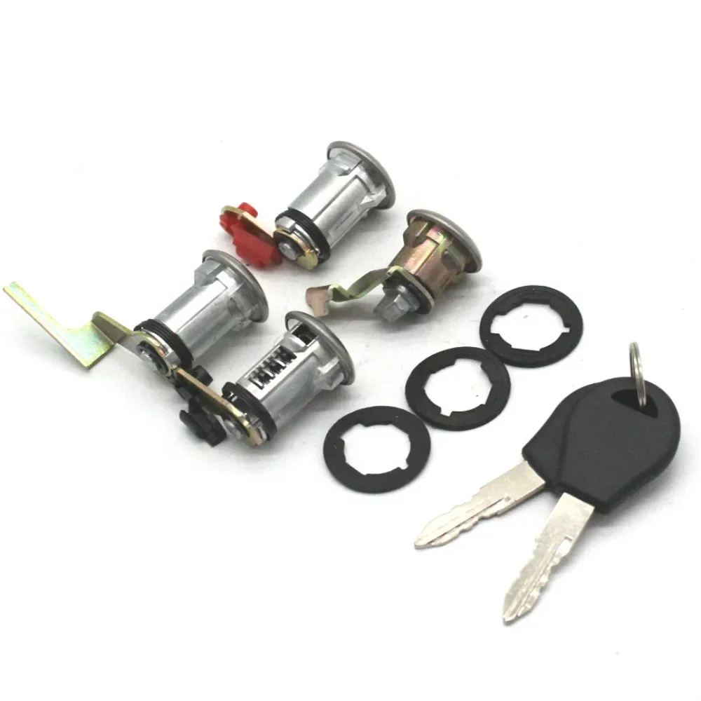 TAKPART IGNITION BARREL & SWITCH FOR NISSAN PATROL GQ Y60 2 x DOOR & BARN 88-98 4 Lock SET
