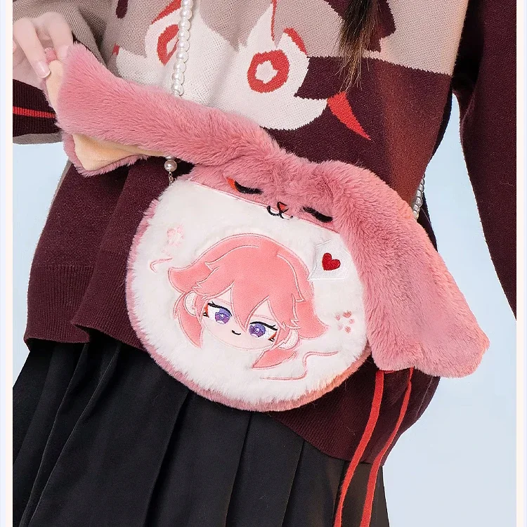 

Genshin Impact Yae Miko плюшевый Кошелек для монет с животными из игры аниме аксессуары для косплея рюкзак сумка студенческая девочка подарок на день рождения