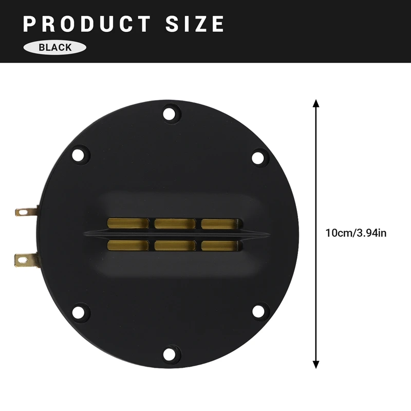 2ชิ้นแตร4นิ้ว PNEUMATIC Tweeter อลูมิเนียมริบบิ้นทวีตเตอร์ลำโพงสำหรับริบบิ้นทวีตเตอร์ริบบิ้น