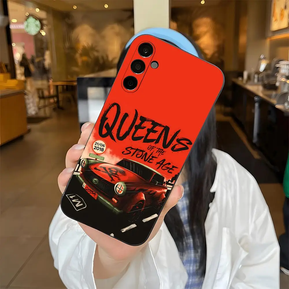 Q-Queens Of The Stone Age Phone Case For Samsung S26 S25 Edge S24 S23 S22 Ultra Plus Fe A57 A37 A17 A27 5G Silicon Cover