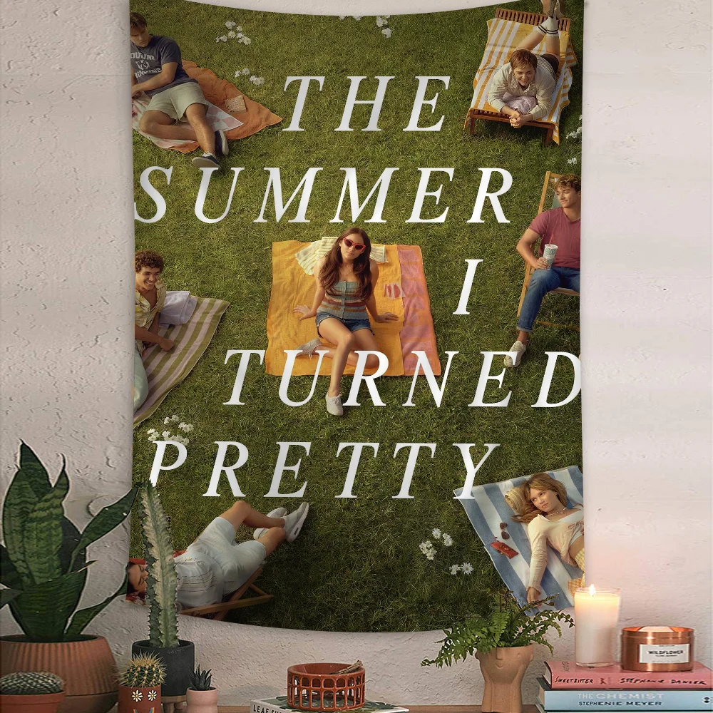 

Hot TV The Summer I Turned Pretty Colorful Tapestry Wall Hanging Hanging Tarot Hippie Wall Rugs Dorm Home Decor