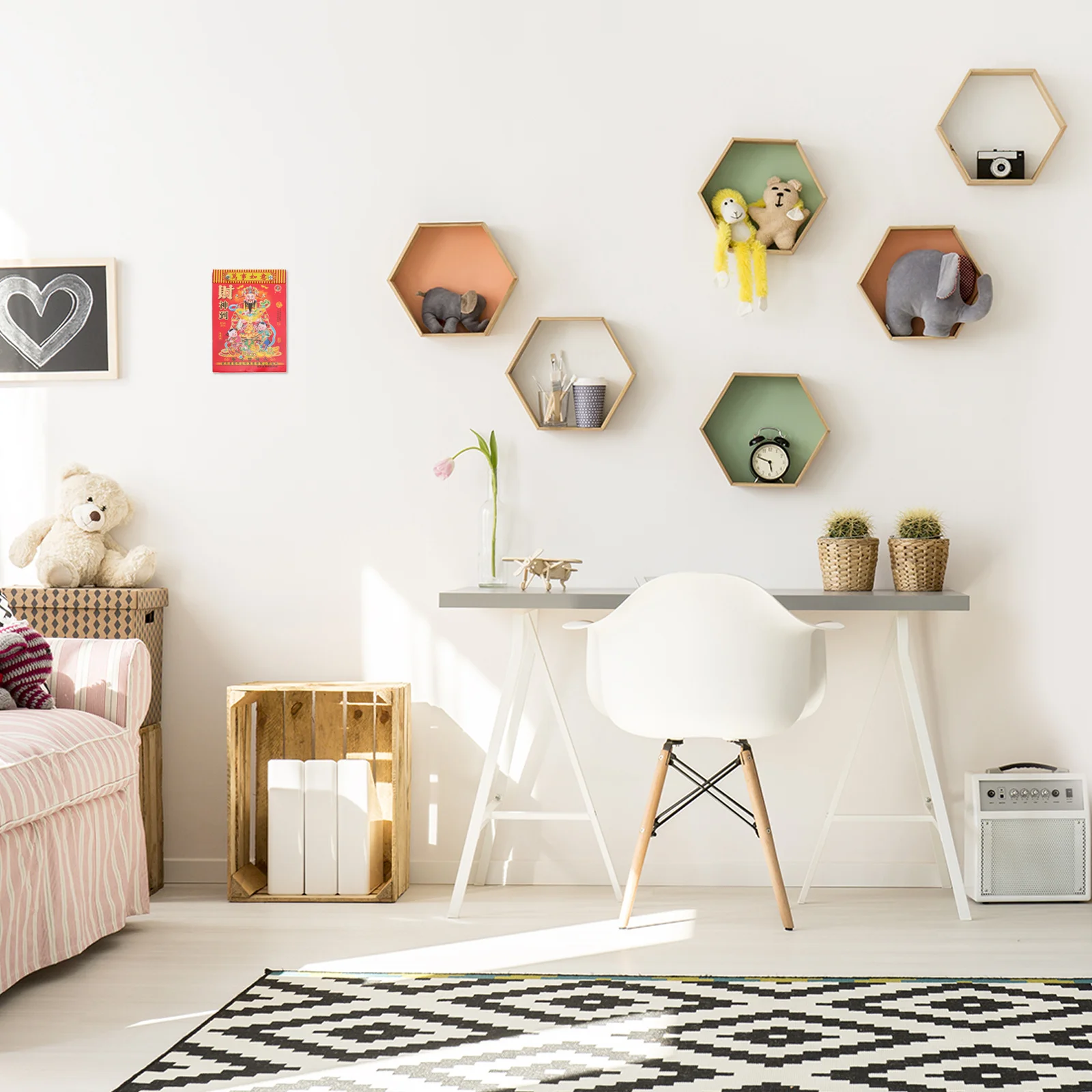 

1Pcs 2022 Tiger Year Traditional Chinese Calendar Classic Daily Wall Hanging Calendar for Home Office Use High-Quality Paper