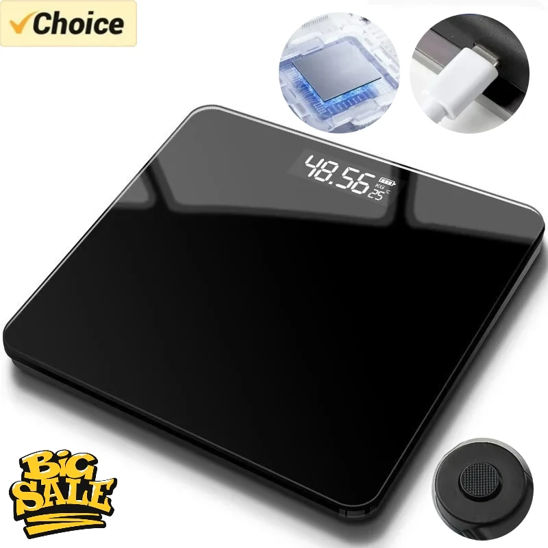 Báscula electrónica de alta precisión, báscula de pesaje, báscula de salud para adultos en el hogar, báscula de baño, báscula electrónica de cuerpo humano, 1 ud.