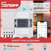 SONOFF Wifi Power Switch Esp32 POWR3 POWR316D/POWR320D LCD Energy Monitor Overload Protect Relay Via EWeLink Alexa Google Home