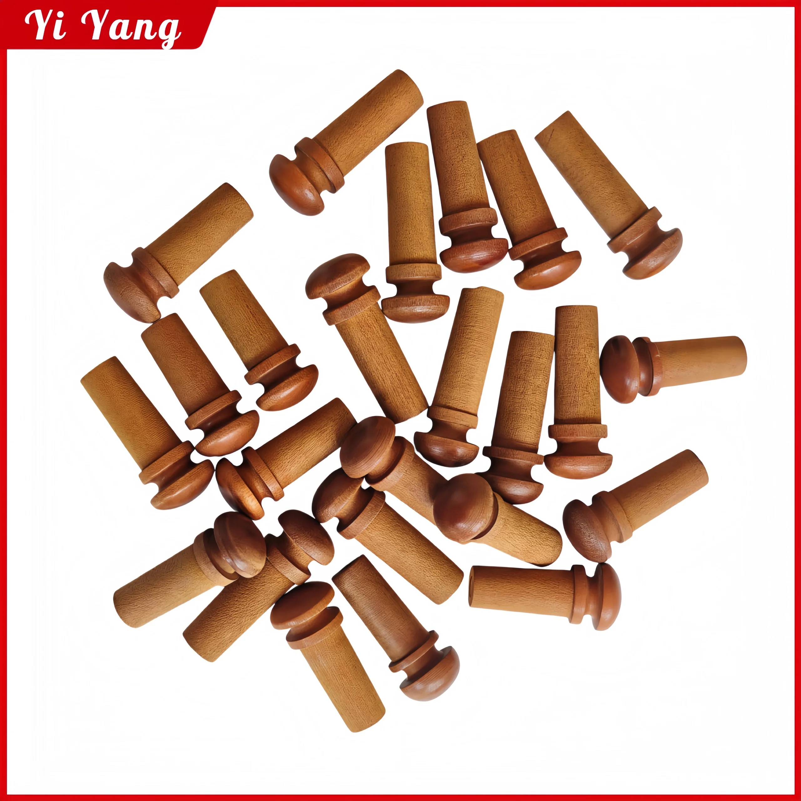 20pcs New 4/4 Violin Endpin Jujube Wood Violin End Pin Accessories