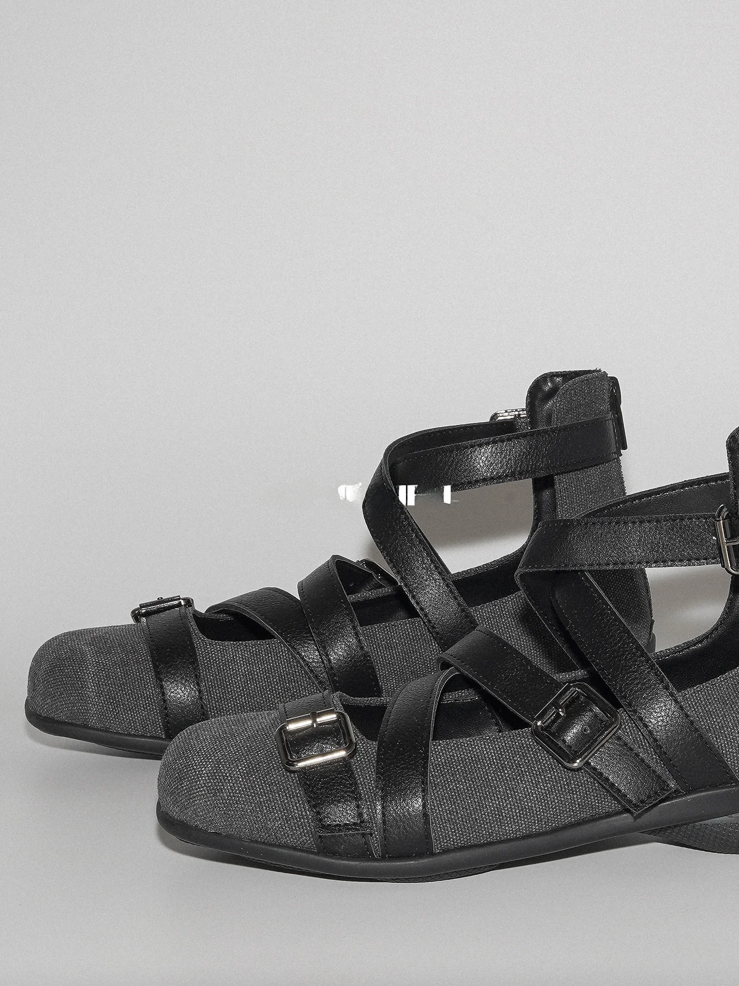 chiligirl-faion-ceinture-bleu-slip-on-bande-croisee-denim-ballerines-fermeture-eclair-ba-conception-unique-talon-bas-bout-rond-semelle-en-caoutchouc