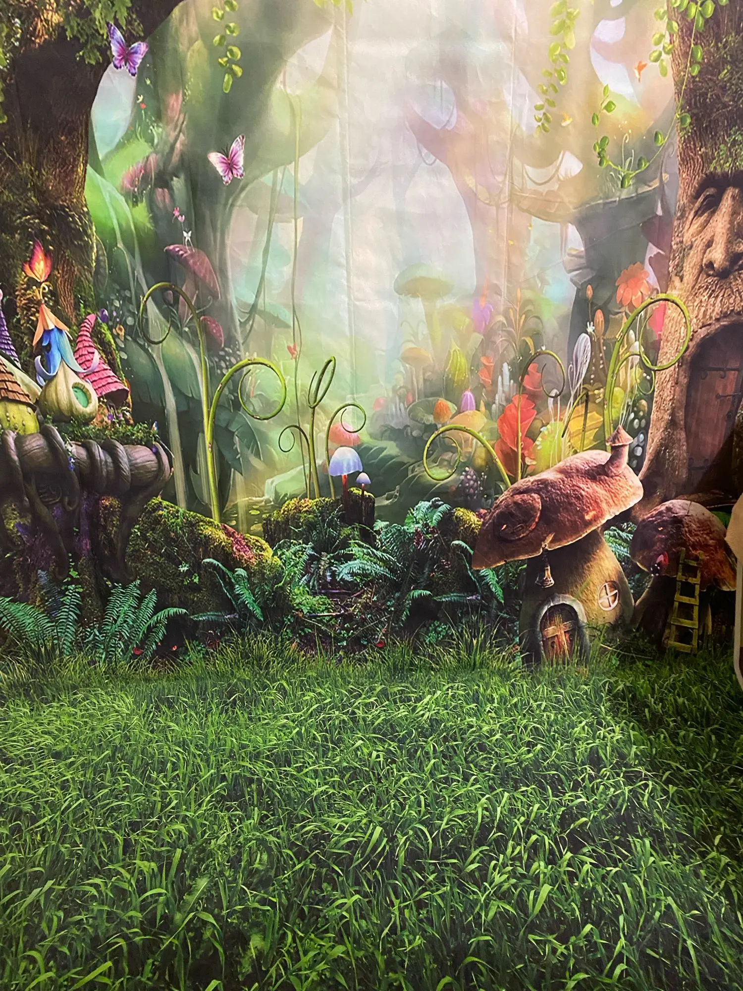 Mehofond Mùa Xuân Chụp Ảnh Phông Nền Cỏ Phục Sinh Khu Rừng Cổ Tích Cho Bé Búp Bê Bánh Chân Dung Rừng Nền Ảnh Phòng Thu Photophone