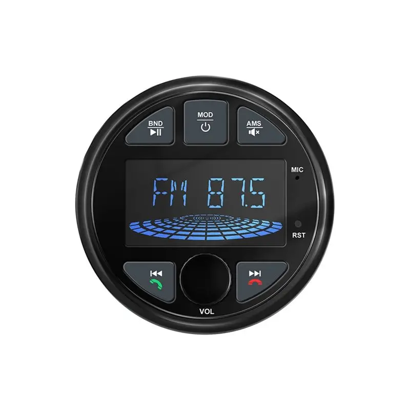 

Морской водонепроницаемый Bluetooth MP3-плеер A11M-Radio Player для лодок, круглый, аудиосистема, аксессуары для лодок