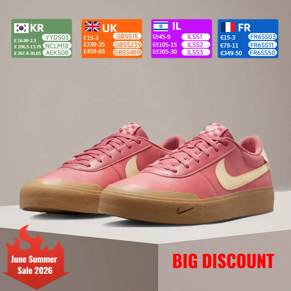 

Nike COURT SHOT Men's Casual Low-Top Sneakers: Non-slip, lightweight, breathable, comfortable, stylish, and versatile IB2316-600