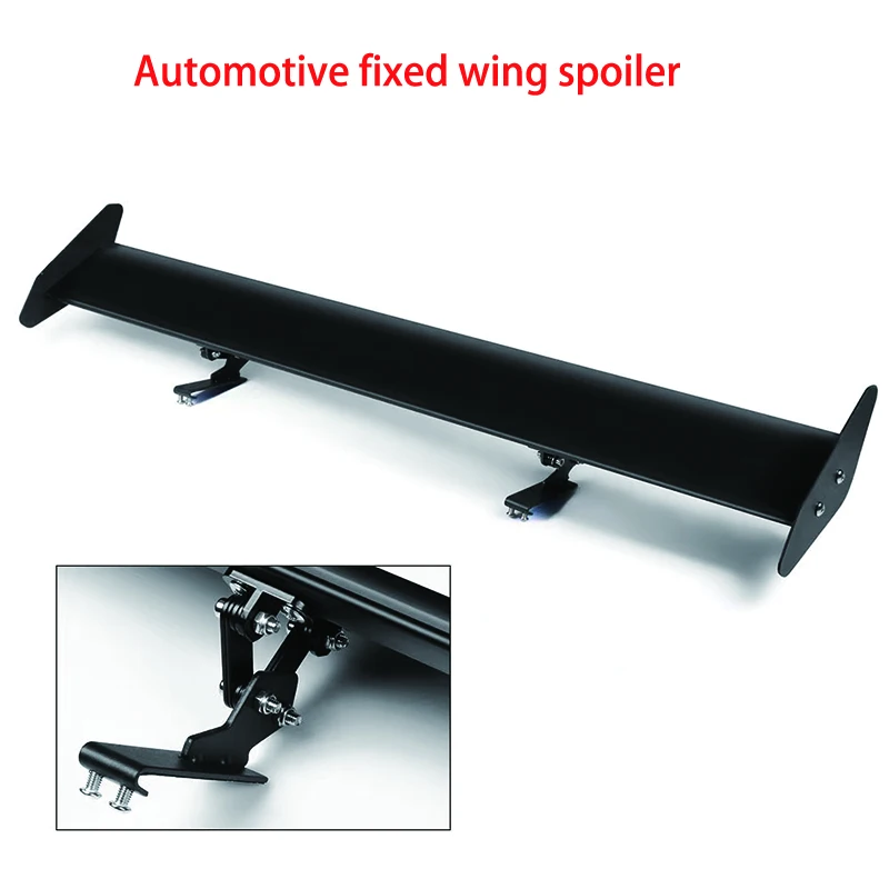 Universeller Leichtgewichtiger Aluminium Verstellbarer Spoiler ohne Bohren für Kofferraum Heckspoiler Rennspoiler Flügel