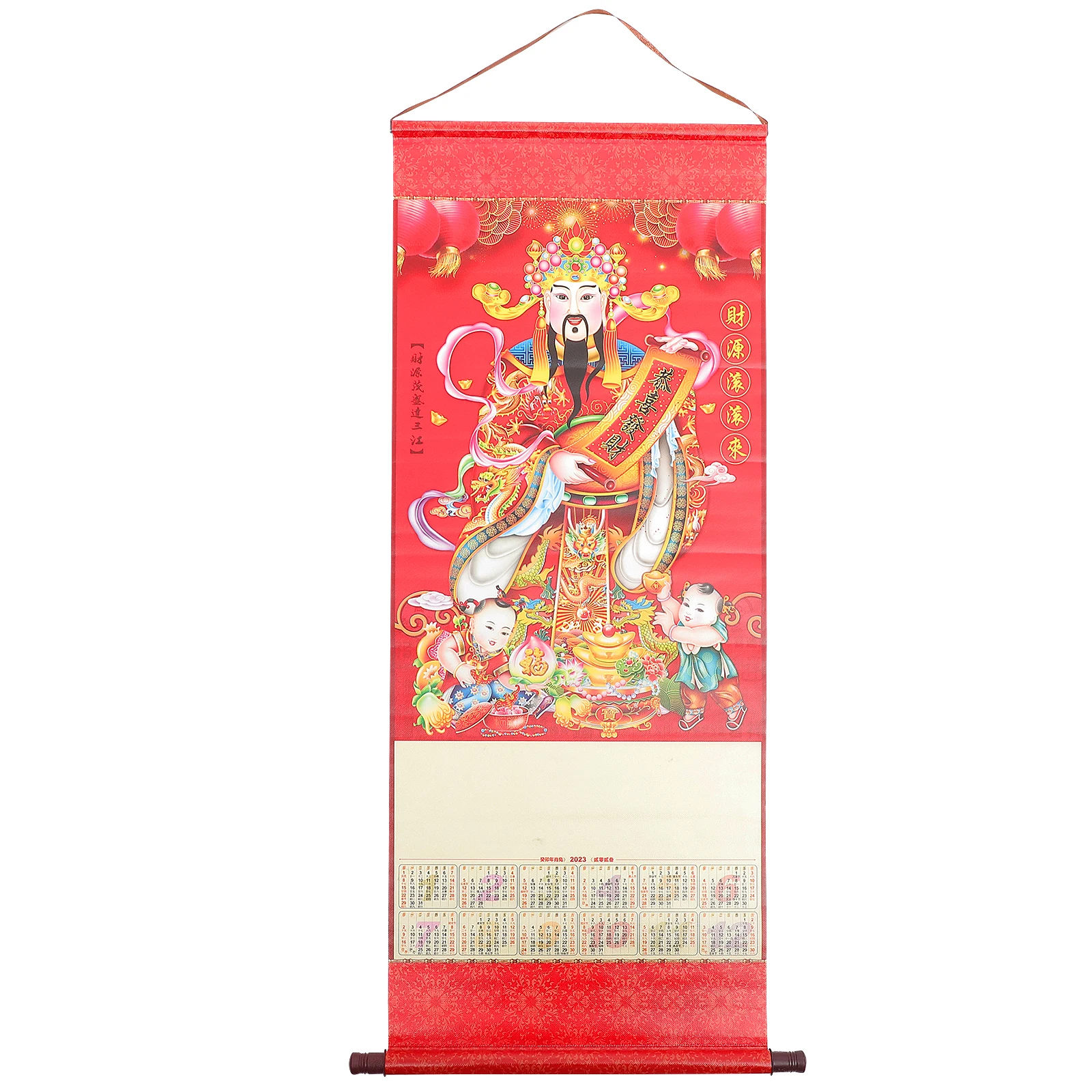 

Подвесной настенный календарь на год кролика 2023, традиционный китайский календарь, ежемесячный планировщик с большой сеткой, ежегодное напоминание, подарок на Новый год