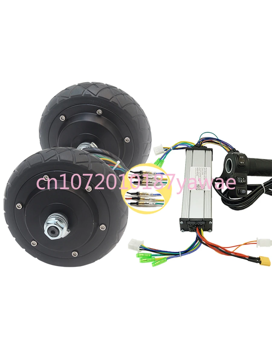 5.5-Inch Toothless Brushless Wheel Hub Motor 139 Motor DC Speed Control Large Torque Torque Track Push Support Food Cart