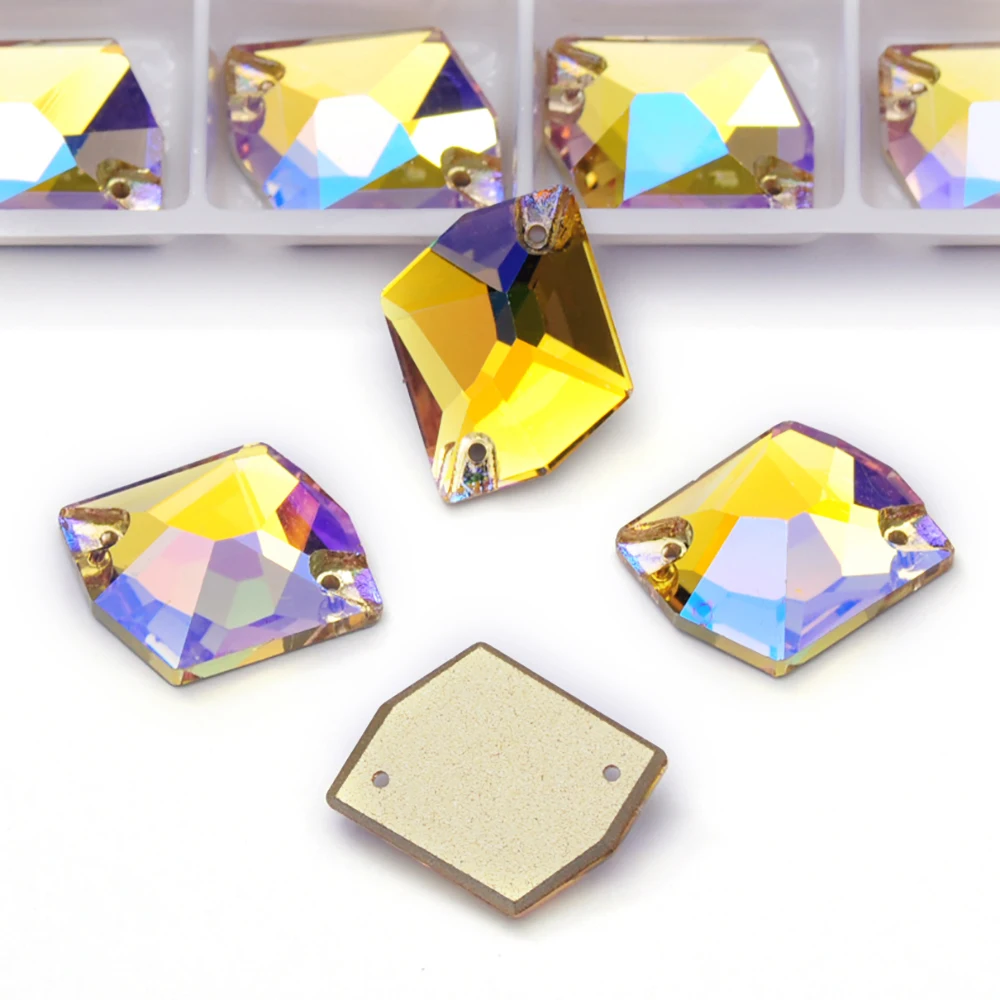 Pubrilex Cosmic Aufnähbare Strasssteine Großhandel Glas Kristall Flache Rückseite Strasssteine zum Nähen für Handarbeiten, Kleidung, Fitnessanzüge, Kleider – Detail 21