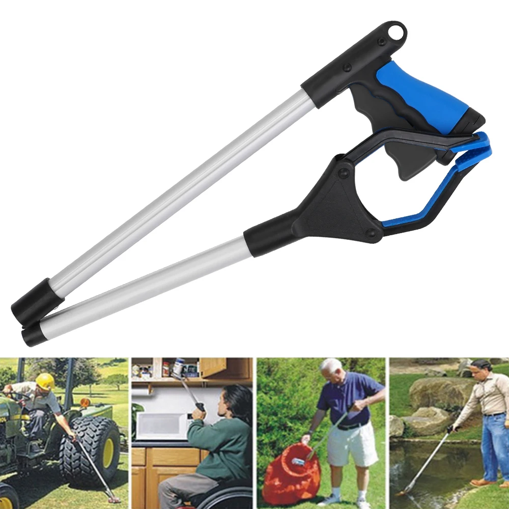 Recogedor de basura plegable portátil, herramientas de recogida, extensor de pinza, recogedores de basura