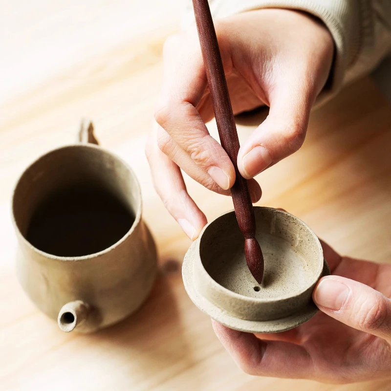 Pottery Tools Purple Clay Teapot Out Water Hole Trimmer DIY Handwork Making Ceramic Teapot Repair Spout Pour Water Hole Tool