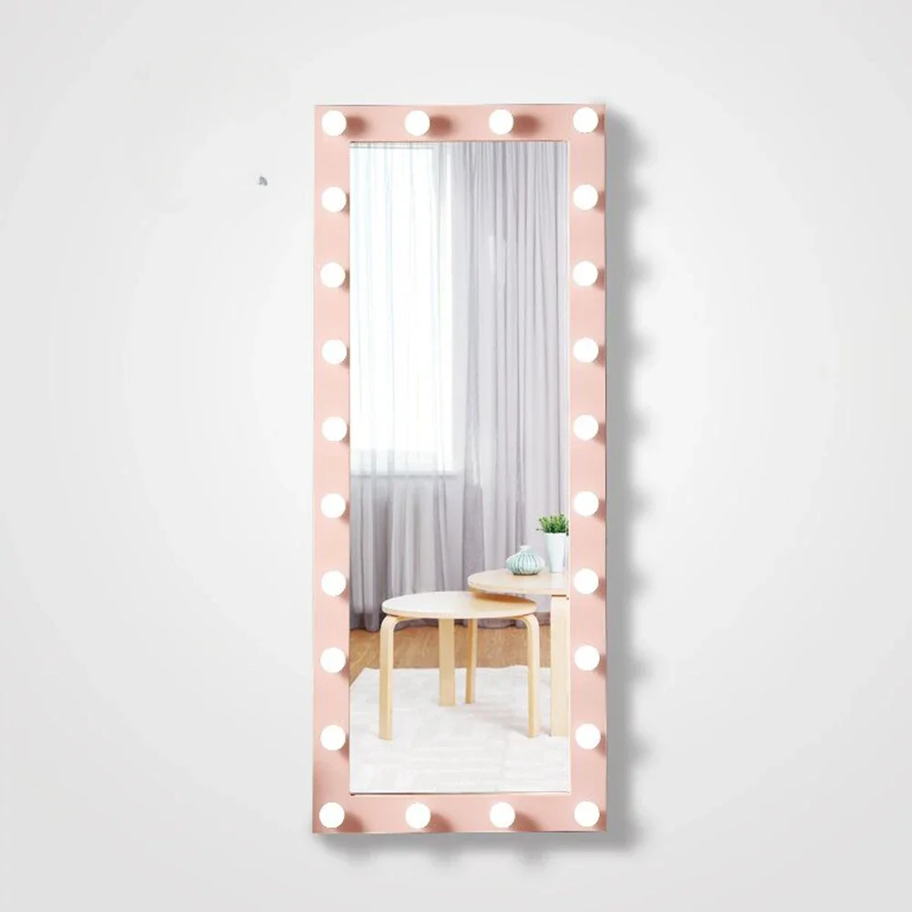 Hollywood Large Vanity mirror wall decor Lighted Tall Full Body Modern Floor Wall Mirror