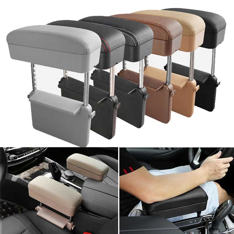 Car Armrest Auto Seat Gap Organizer Arm Rest Box Car Interior Accessories For Auto Elbow Support Cushion Supplies Universal