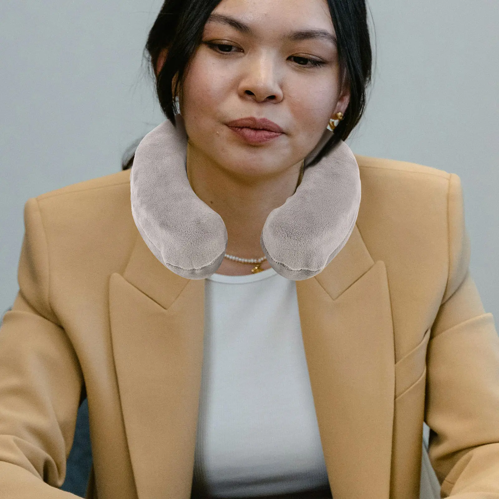 U Shaped Neck Hot Water Bottle Explosion-Proof Heating Pad Reusable Neck Shoulder Warm Cold Compress Portable Hot