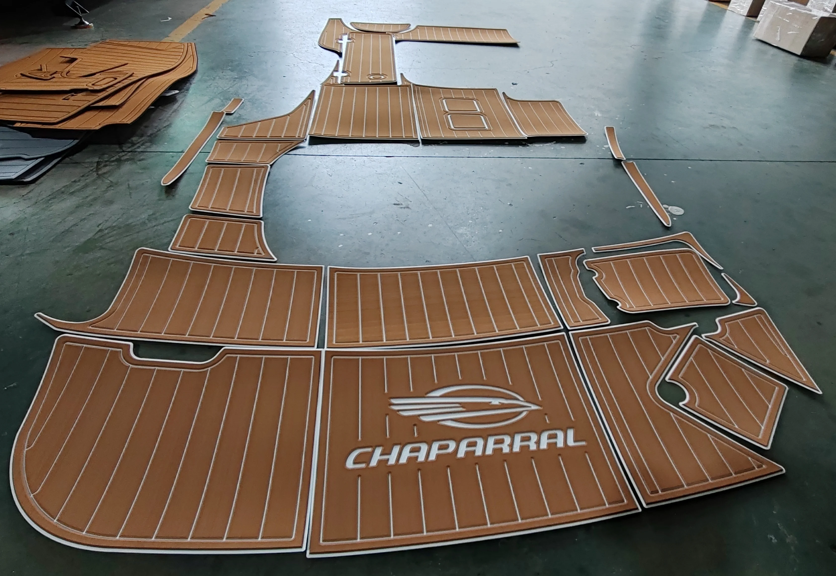 Non-Slip EVA Faux Marine Mat Self-Adhesive 6mm Yacht Cockpit Pad for 2002-2006 Chaparral 285 SSI B Boat Decking Easy Install