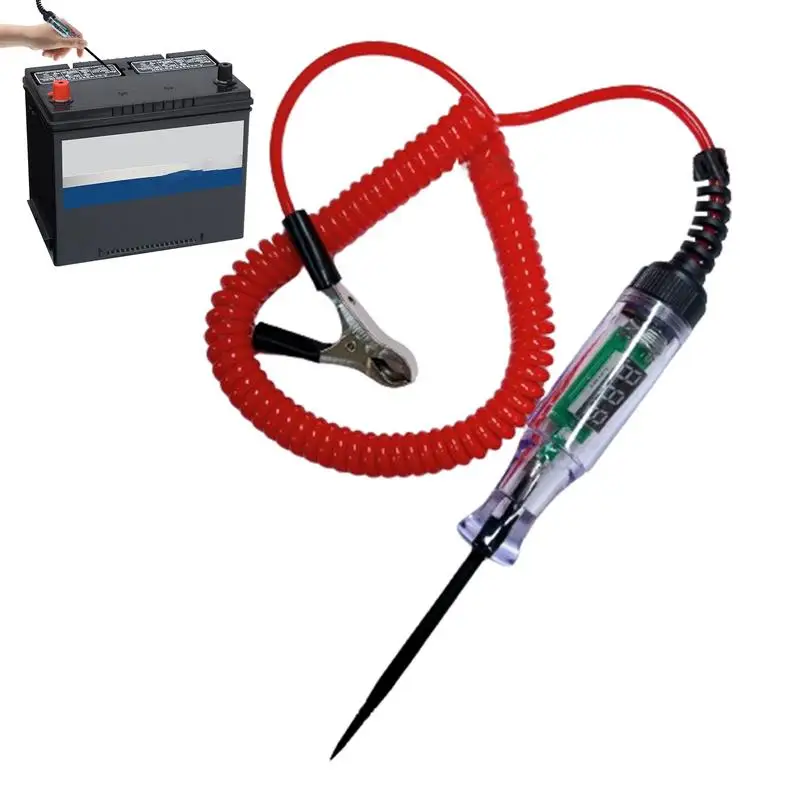 

6V-90V Car Circuit Tester Test Light Probe Pen Light Bulb Diagnostic Tool Truck Voltage Circuit Tester Auto Repair Test Tools