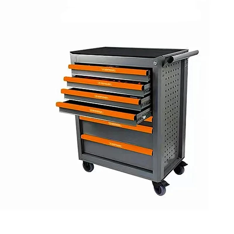 Hot-Selling Professional Tool Trolley VDE Insulated Metal 7 Drawers Toolbox Trolleys with 258pcs New Energy Hand Tool Set