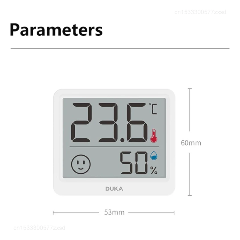 Xiaomi duka atuman 2,5 Zoll lcd elektronische digitale Temperatur Feuchtigkeit messer Innen thermometer Hygrometer Wetters ensor Uhr