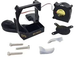 Aggiornamento Ender3-s1/s1 pro/Cr-10 smart Pro Super Cooling Kit ABS stampato condotto ventola con qualità 4020 ventola assiale versione 3.5