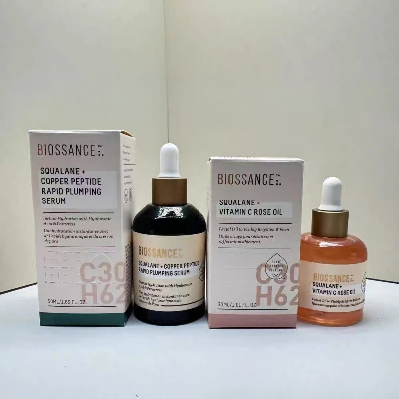 Biossance Squalane Rose Essence Oil VC Vitamin Powder Brightening Exquisite Essence 30ml