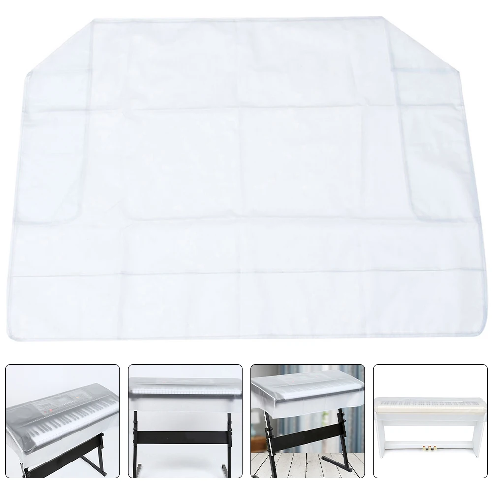 

Piano Cover Dust Proof Waterproof Transparent Digital Protective Supply for Electric Keyboard Instrument Accessory