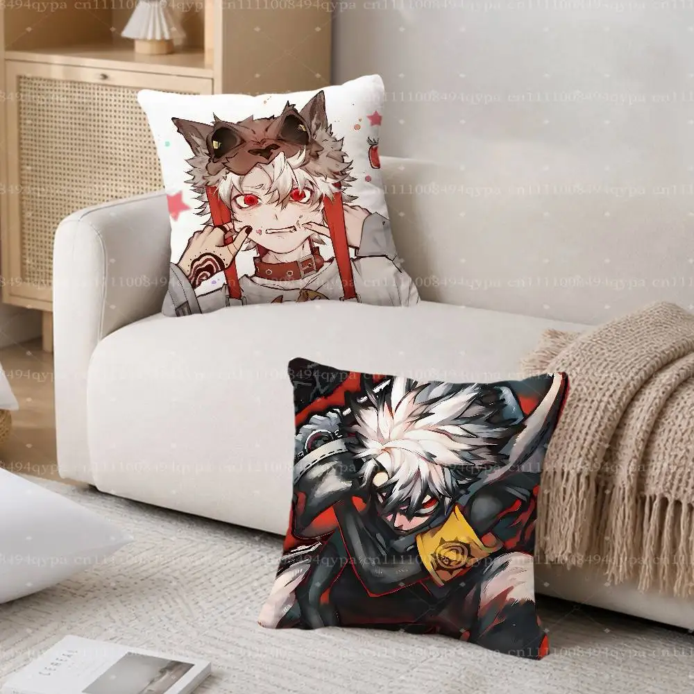 Rudo G-Gachiakuta Anime Pillowcase With Zipper Throw Pillow Cover Decorative Shams Cushion Covers for Bed Living Room Couch