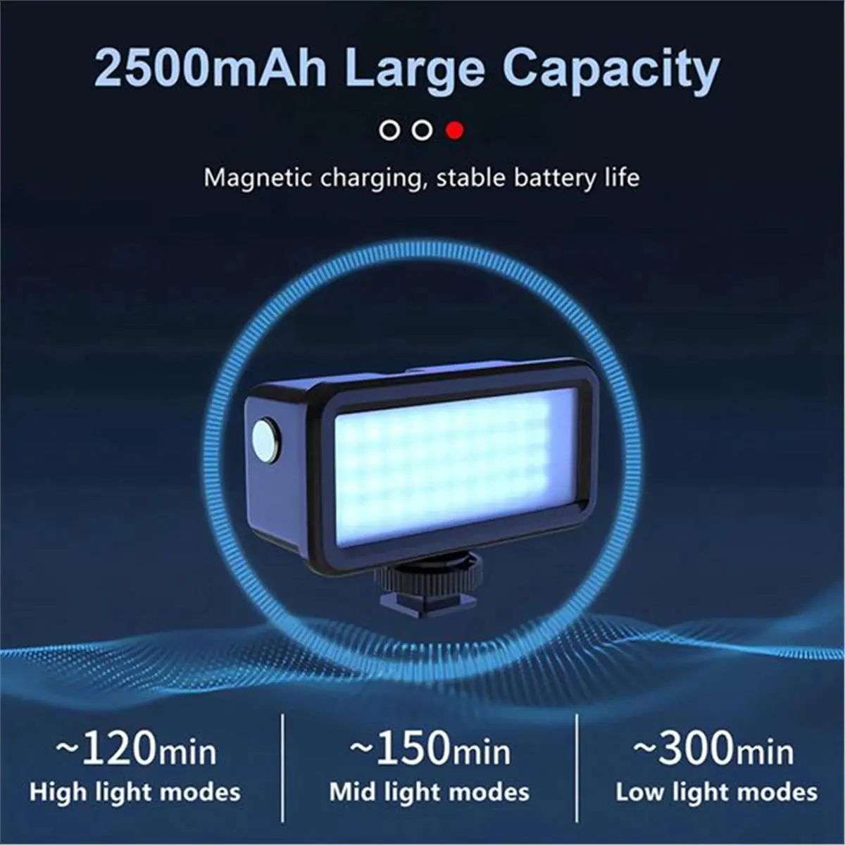 45M Diving Underwater Waterproof LED Flash Light for 9-11 5/4/3 Fill Lamp Lighting Camera Accessory