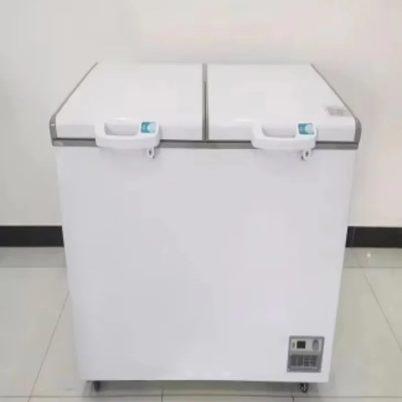Horizontal freezers, digital ROHS certified refrigeration equipment, convenience stores, supermarkets