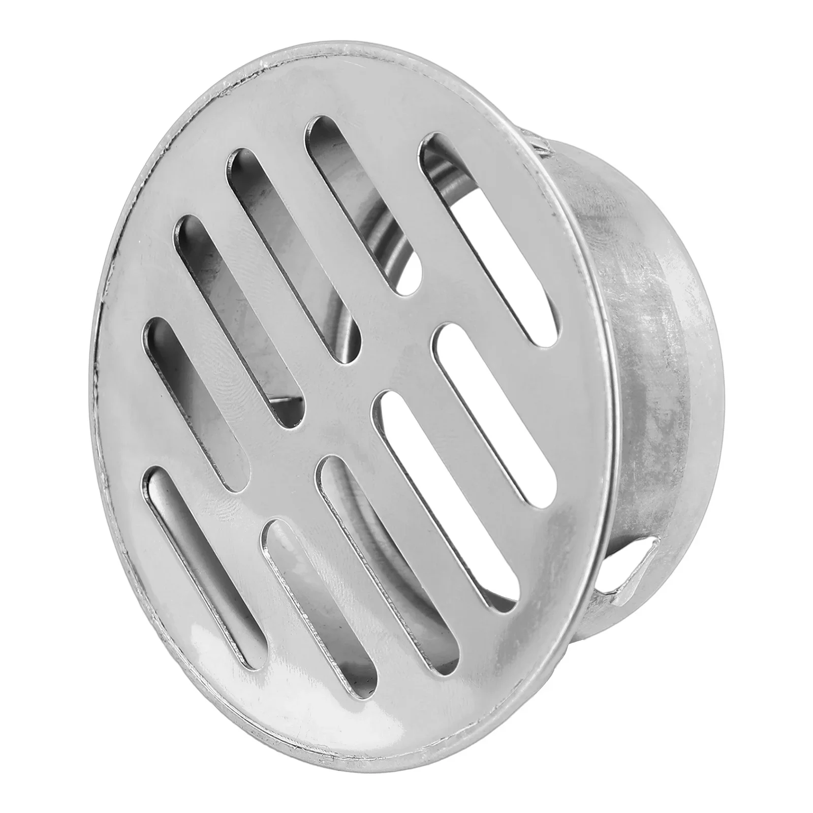 Stainless Steel Balcony Drainage Roof Round Floor Drain Cover Rain Pipe Cap Garden Outdoor Roof Anti-blocking Floor Strainer