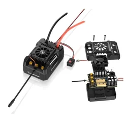 Hobbywing EZRUN MAX4 HV 300A 6-12S Brushless ESC & EZRUN 70125SD KV560 8-12S 4 Pole Motor Brushless Sensor for 1/5 Car Truck